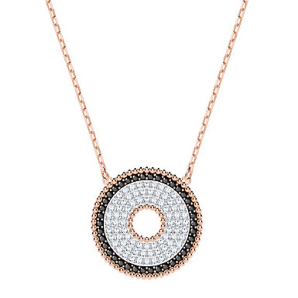 NEW Swarovski Rose Gold Lollypop Necklace